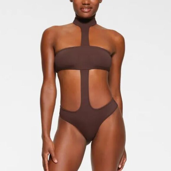 Skims Recycled Swim Cut Out Monokini - Picture 1 of 6
